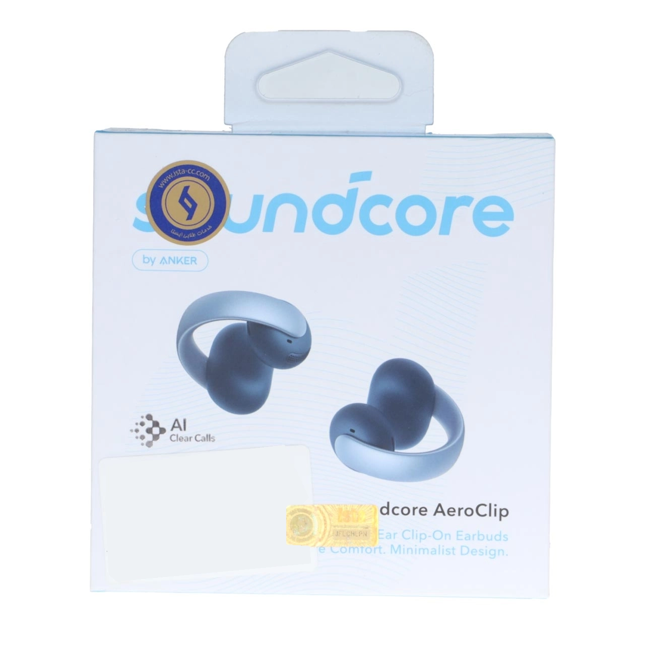 ایربادز بی سیم ANKER مدل AeroClip A3388H31 - آبی (گارانتی 18 ماهه حافظه طلایی ایستا)
